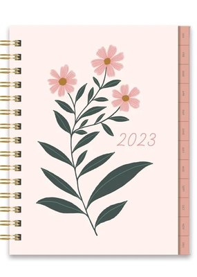 Studio Oh! 2023 Edie Tabbed Planner Pink Petals