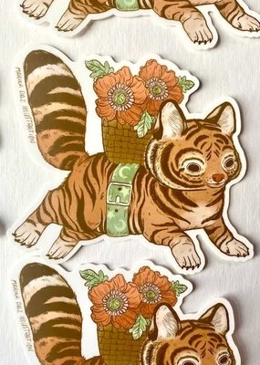 Marika Paz Sticker Tiger Blossom