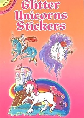 Dover Dover Glitter Unicorns Stickers