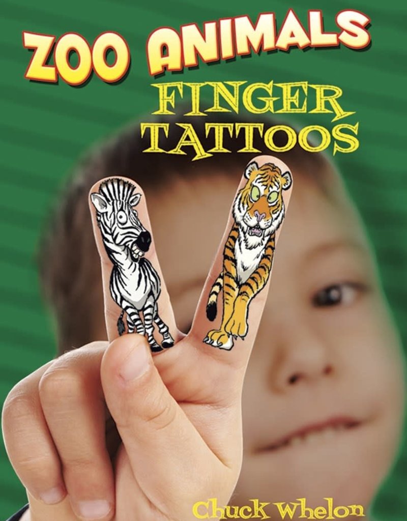Dover Dover Zoo Animals Finger Tattoos