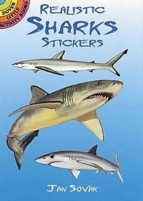 Dover Dover Realistic Sharks Stickers