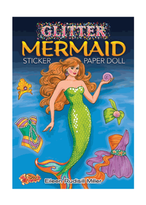 Dover Dover Glitter Mermaid Sticker Paper Doll