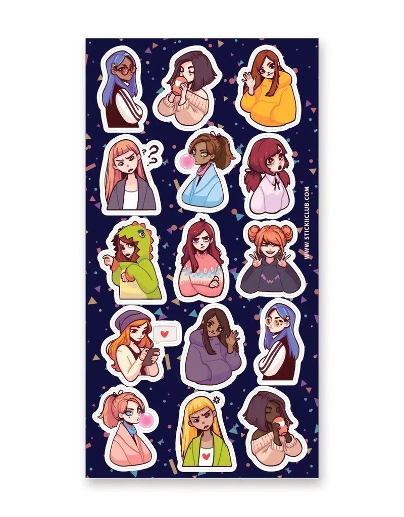 STICKII Stickers Anime Girls