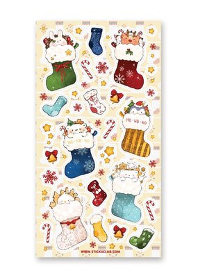 STICKII Stickers Kawaii Christmas Stockings