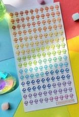 STICKII Stickers Rainbow Mushrooms