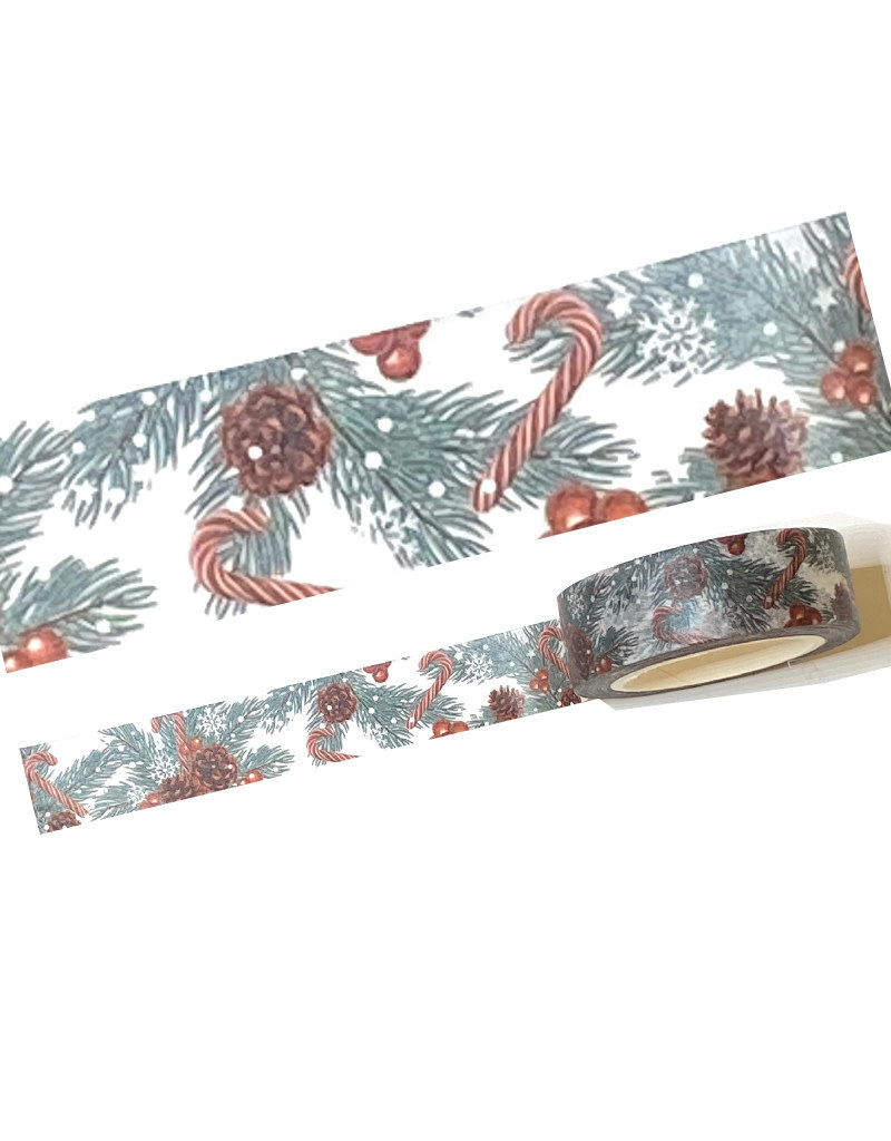 Stardust School Washi Candy Cane and Pine Cones