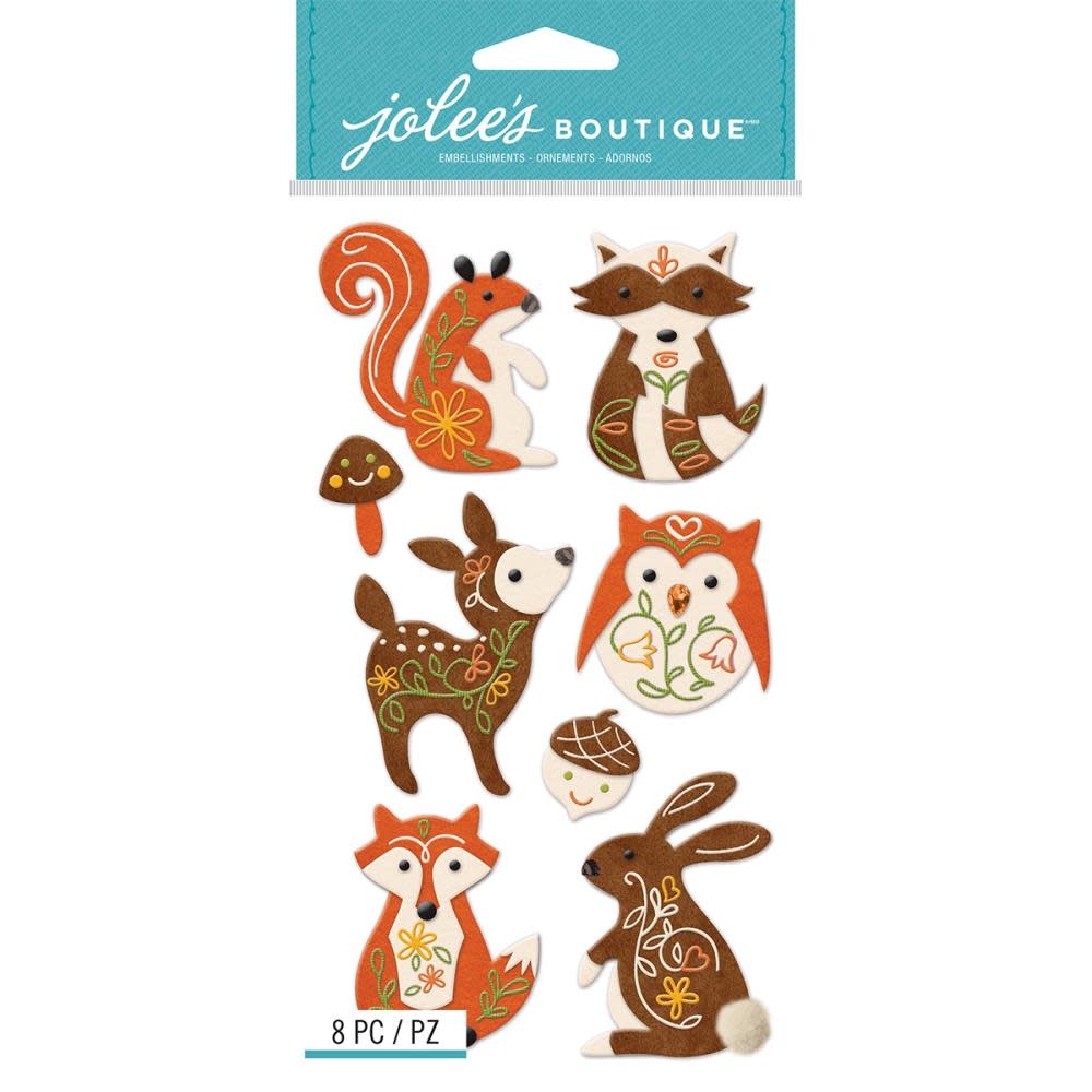 Stickers Felt Woodland Animals | collage - collage Stickers Felt Woodland Animals | collage - collage