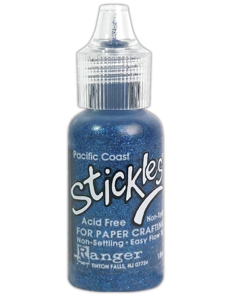 Ranger Stickles Glitter Glue .5 oz Pacific Coast
