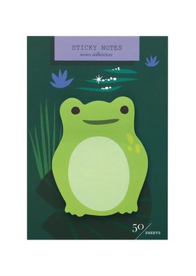 Girl of All Work Die Cut Sticky Notes Frog