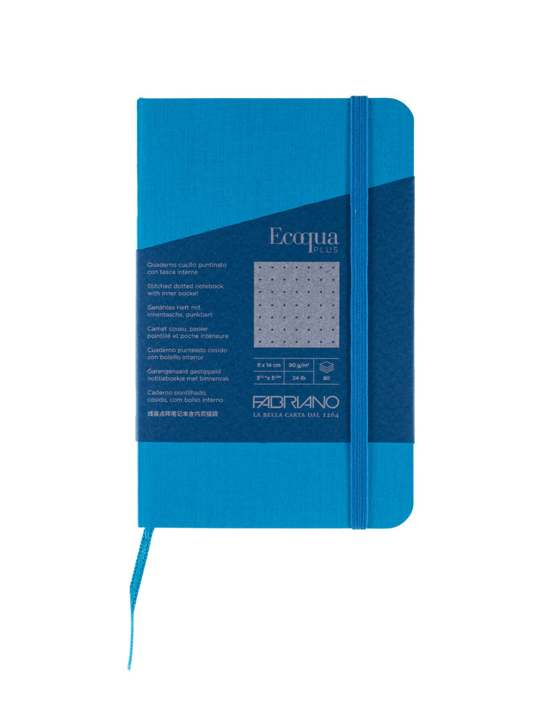 Fabriano EcoQua Plus Stitch Bound 3.5"x5.5" Dotted Notebooks