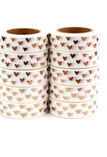 Great Hope Washi Copper Hearts Valentines Foil