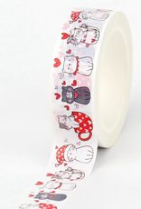 Great Hope Washi Cute Valentine Cats