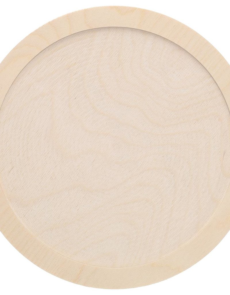 Leisure Arts Welled Wood Surface Circle