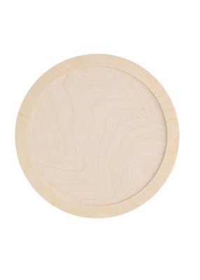 Leisure Arts Welled Wood Surface Circle