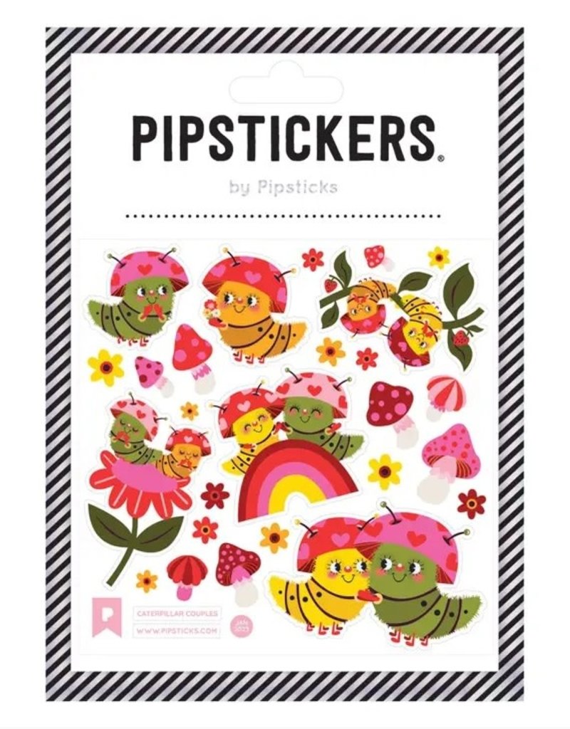 Pipsticks Stickers Caterpillar Couples