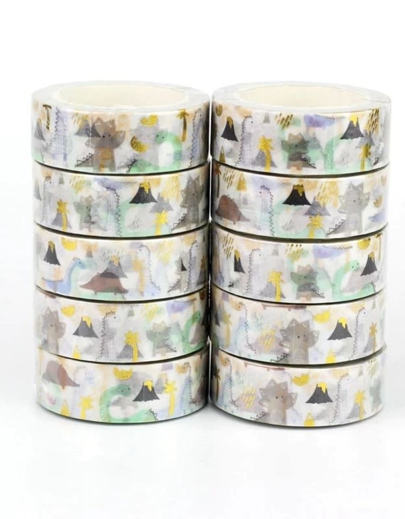 Great Hope Washi Baby Dino Gold Foil