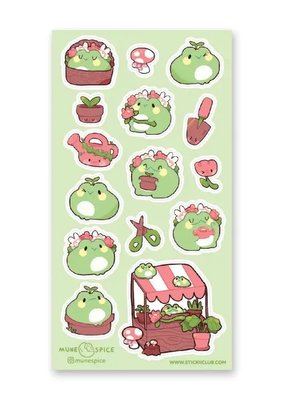 STICKII Stickers Froggy Florists