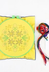 cozyblue handmade Embroidery Kit Wallflowers