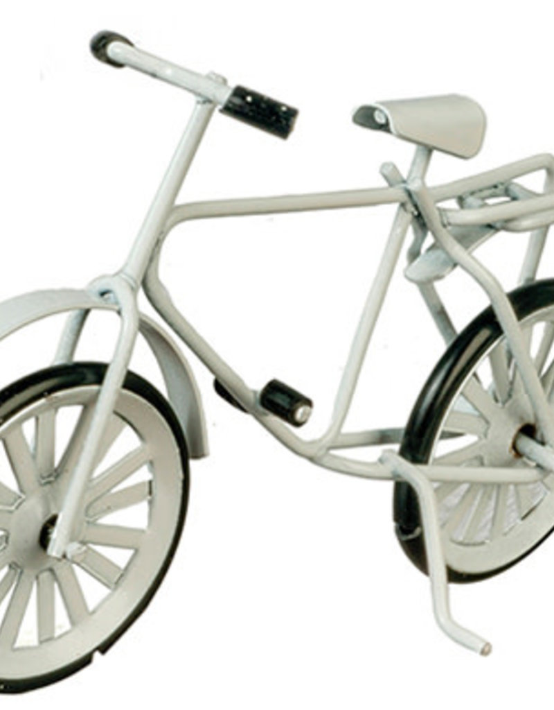 Handley House Miniature White Bicycle