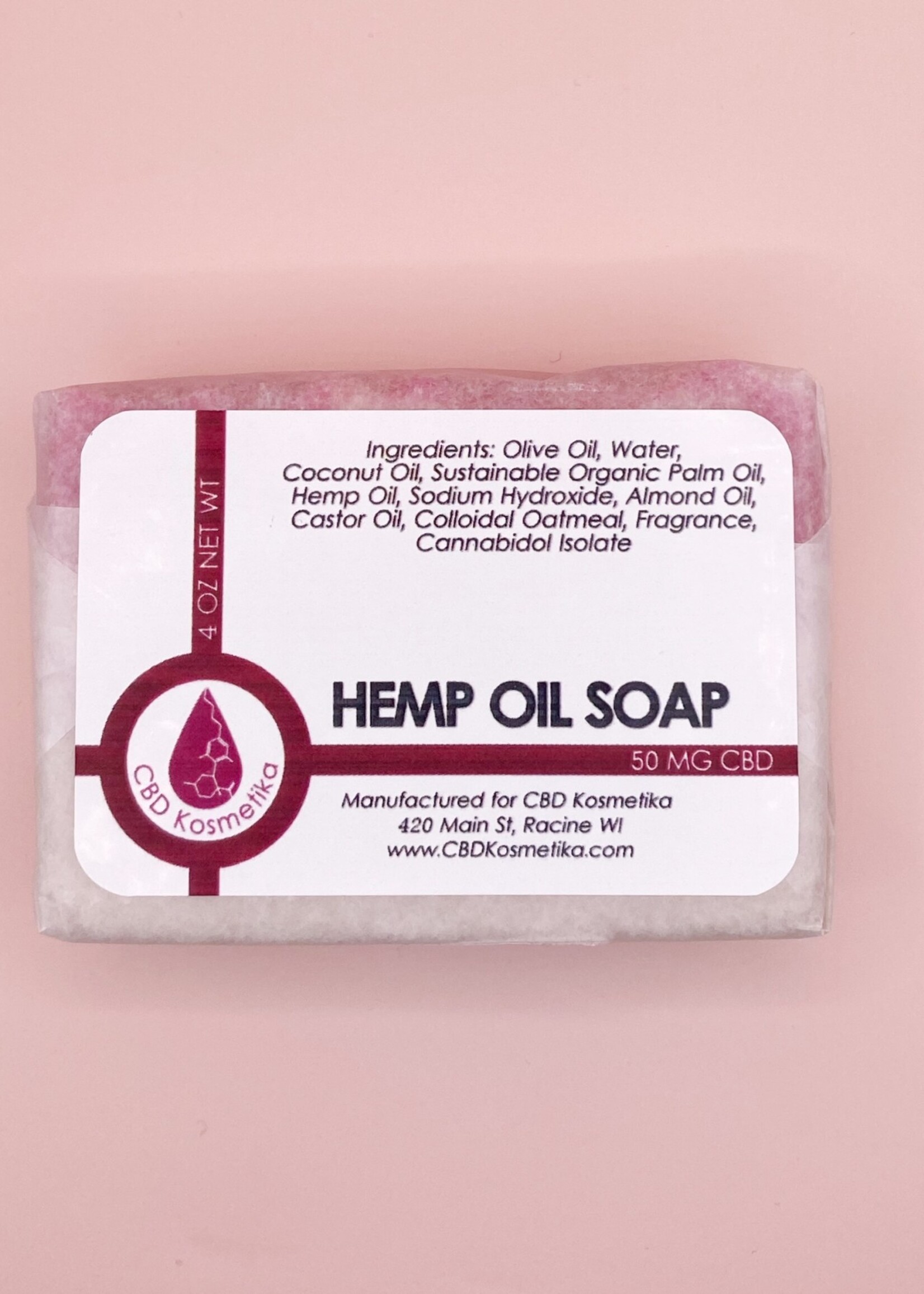 CBD Kosmetika CBDKosmetika Soap Bar - Glanoire 50mg CBD