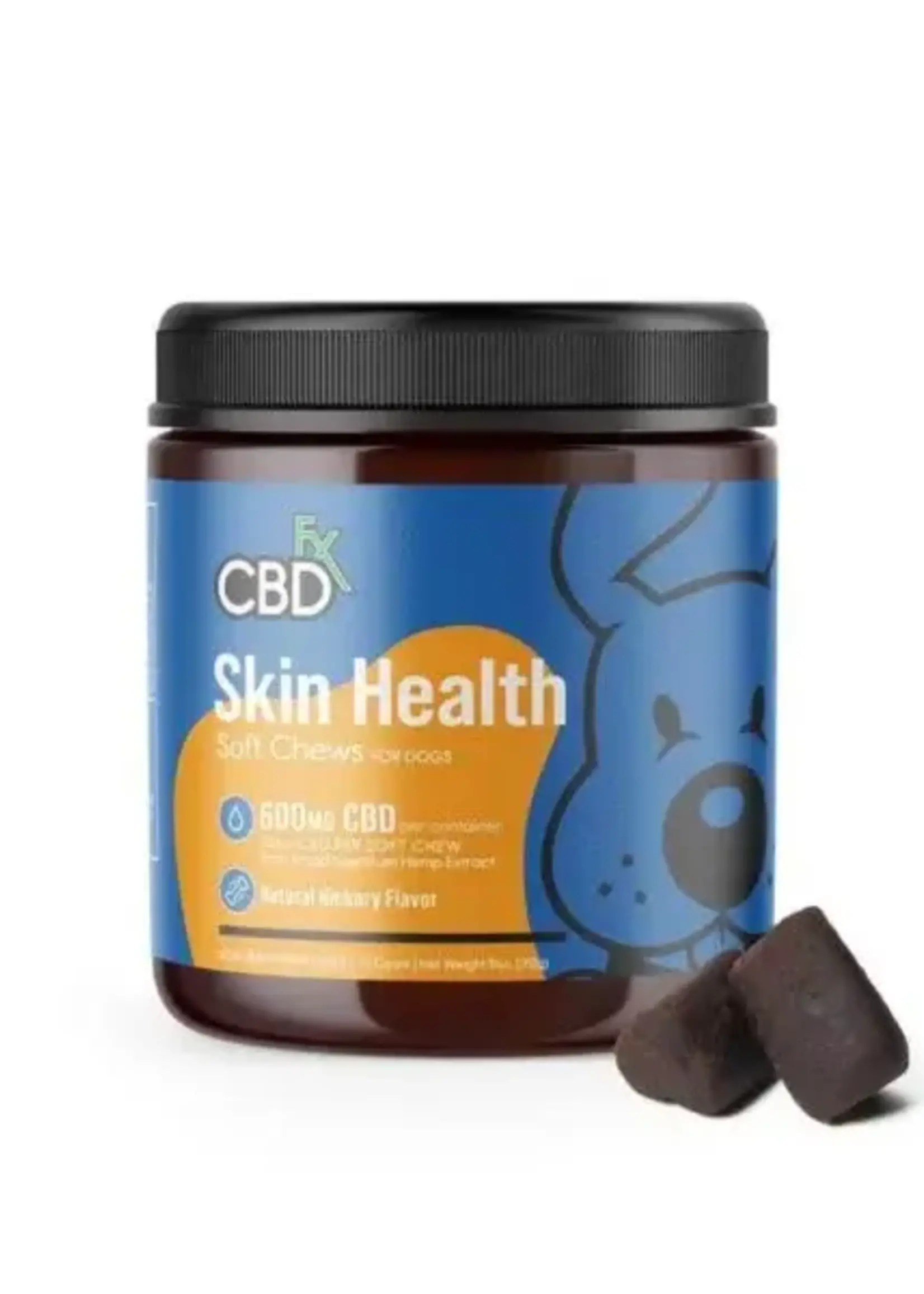 CBDfx CBDfx CBD Pet Treats - Skin & Coat Soft Chews - 600mg