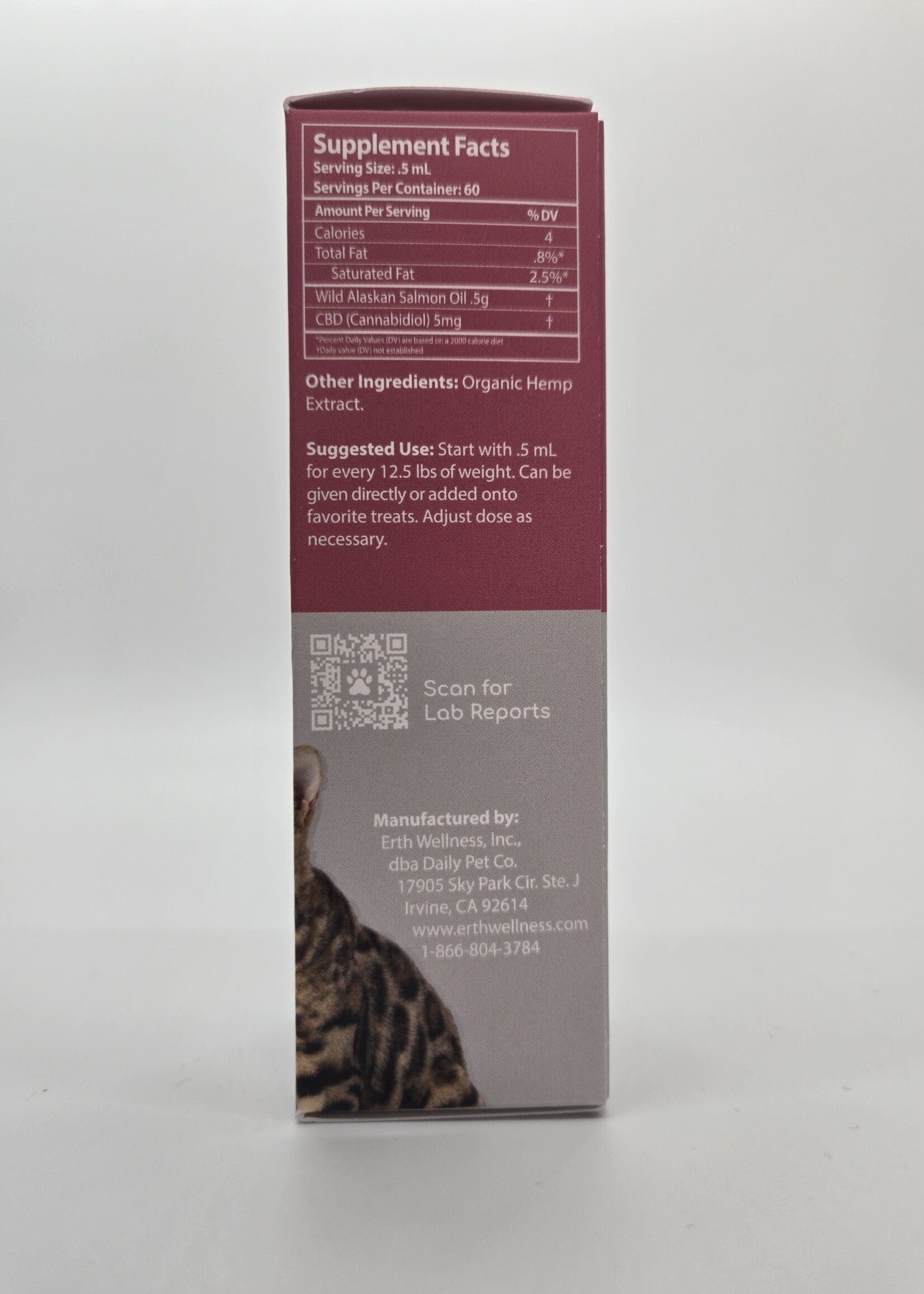 Daily Pet Co. Daily Pet Co. CBD Pet Drops for Cats - Salmon Flavored - 300mg