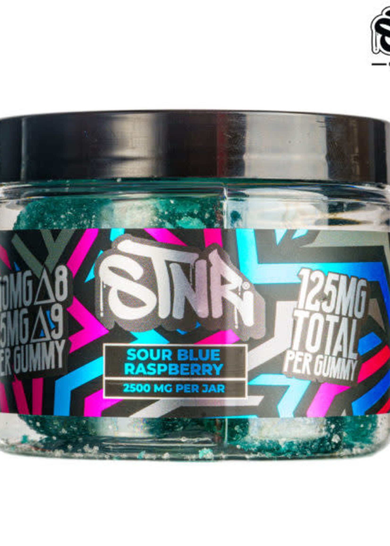 STNR Stnr Gummy 2500mg D8/D9 - Sour Blue Raspberry