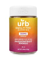 Urb Urb Delta 9 Gummies 350mg - Passionfruit Mango