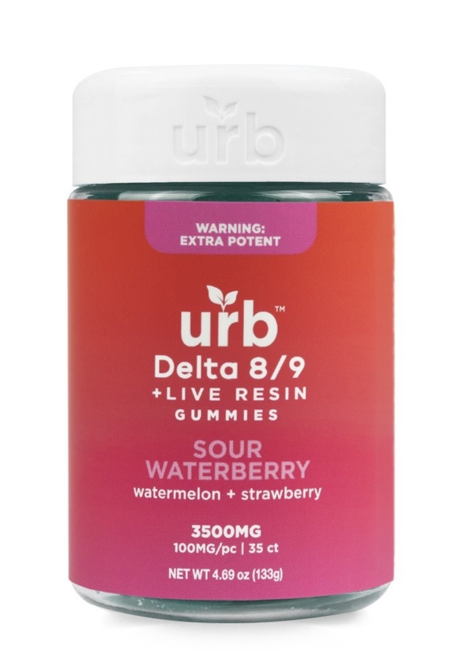 Urb Urb Delta 8 Gummies 3500mg - Sour Waterberry