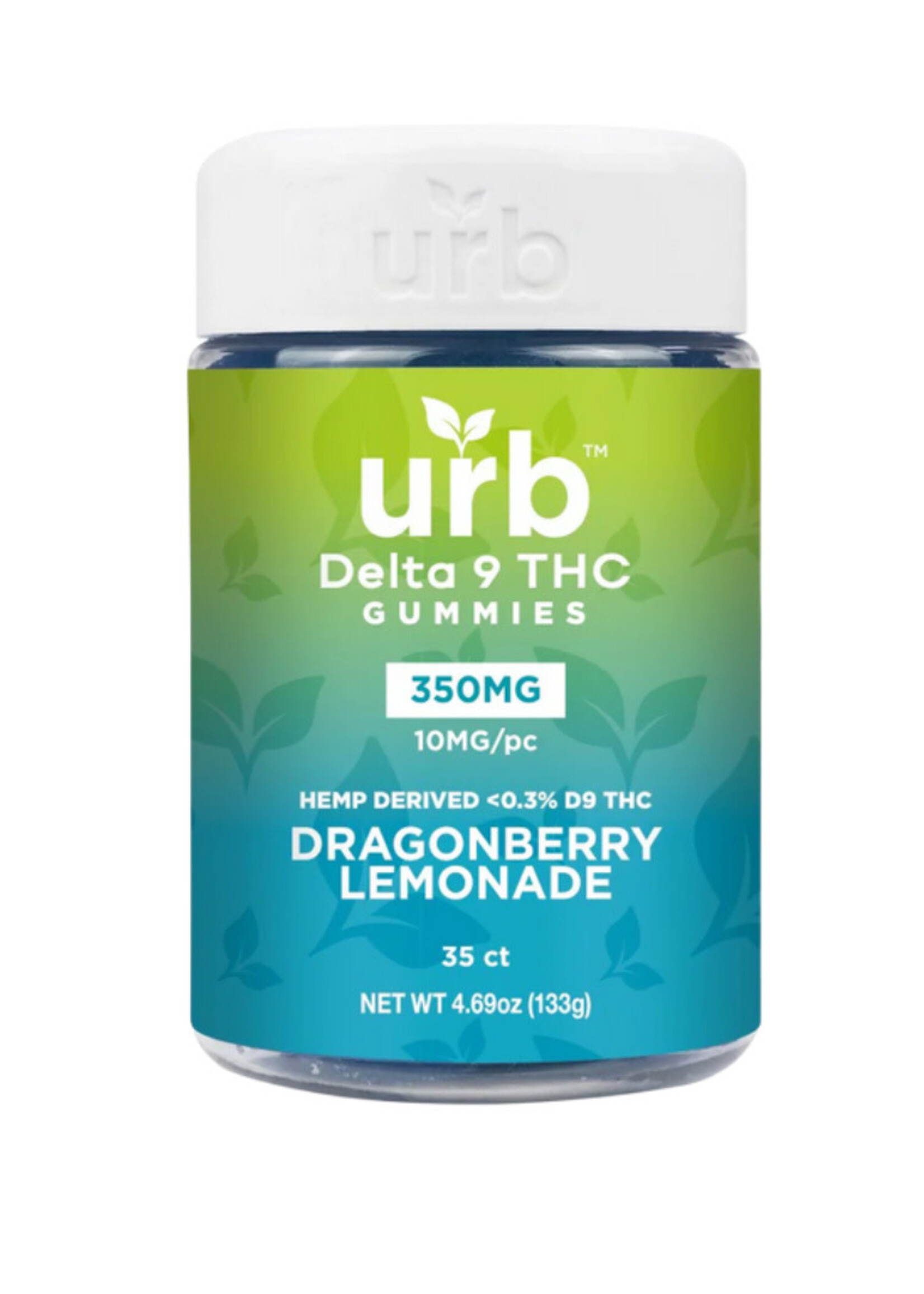 Urb Urb Delta 9 Gummies 350mg - Dragonberry Lemonade