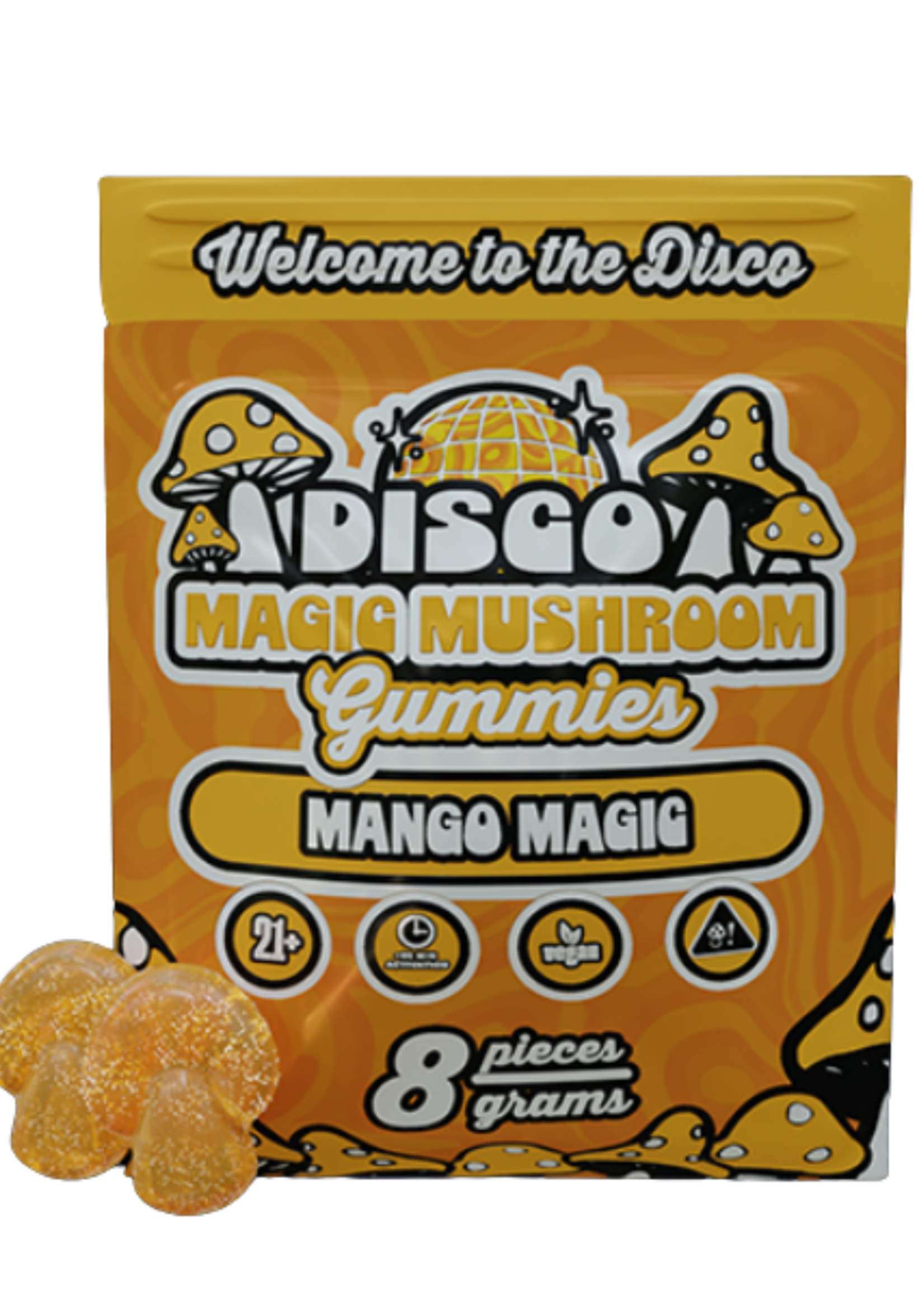 Disco Magic Mushrooms Disco Magic Mushroom Gummies - Mango Magic