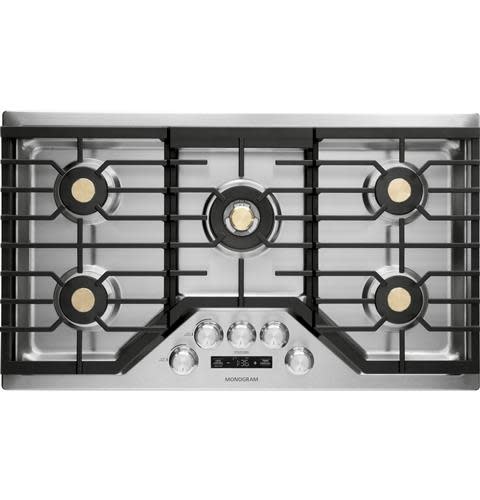 Ge Monogram 36 Gas Cooktop Stainless Smart Buy Appliance Outlet