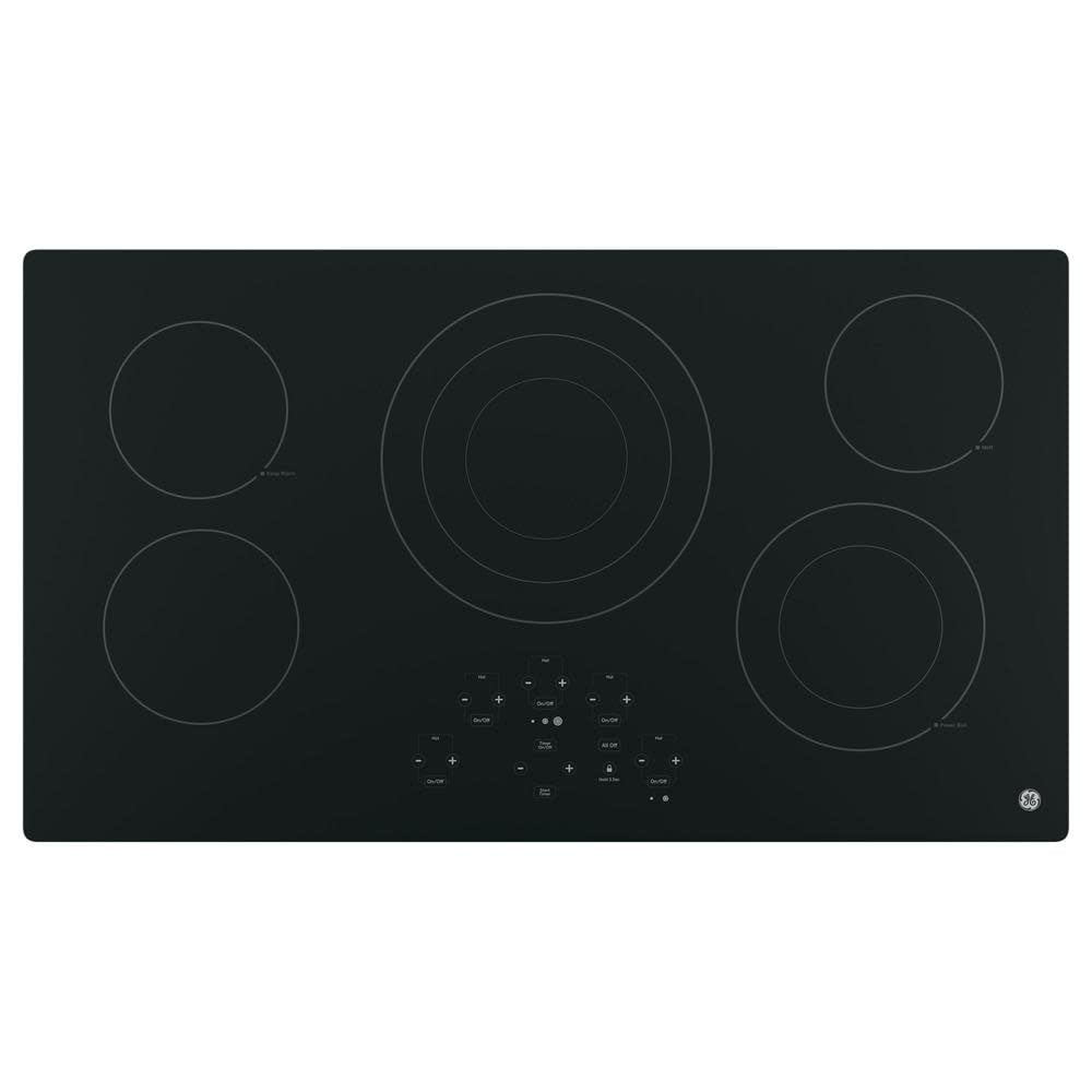 Ge 36 Radiant Electric Cook Top In Black With 5 Elements