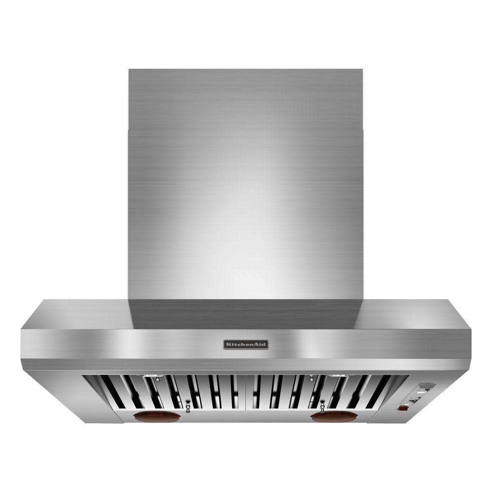 Kitchenaid 36 In Wall Mount Range Hood Stainless Steel Smart Buy Appliance Outlet
