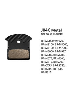 BR- M9000 Metal Pads & Spring