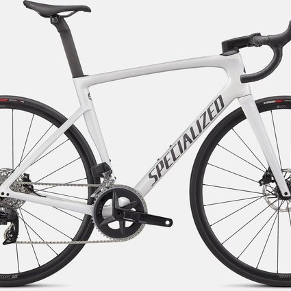 Tarmac SL7 Comp - Rival eTap AXS  Gloss Metallic White Silver / Smoke 56