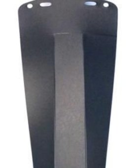 Mudguard, for saddle rail, THE WEDGE-TAIL or "Butt saver" BLACK