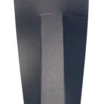 Mudguard, for saddle rail, THE WEDGE-TAIL or "Butt saver" BLACK
