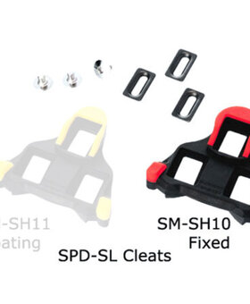 SM-SH10 SPD-SL Cleat Red - Fixed Mode