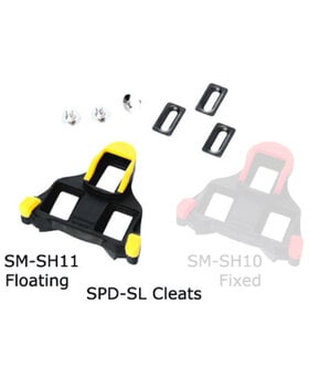 SM- SH11 SPD- SL Cleat Yellow- Floating Mode