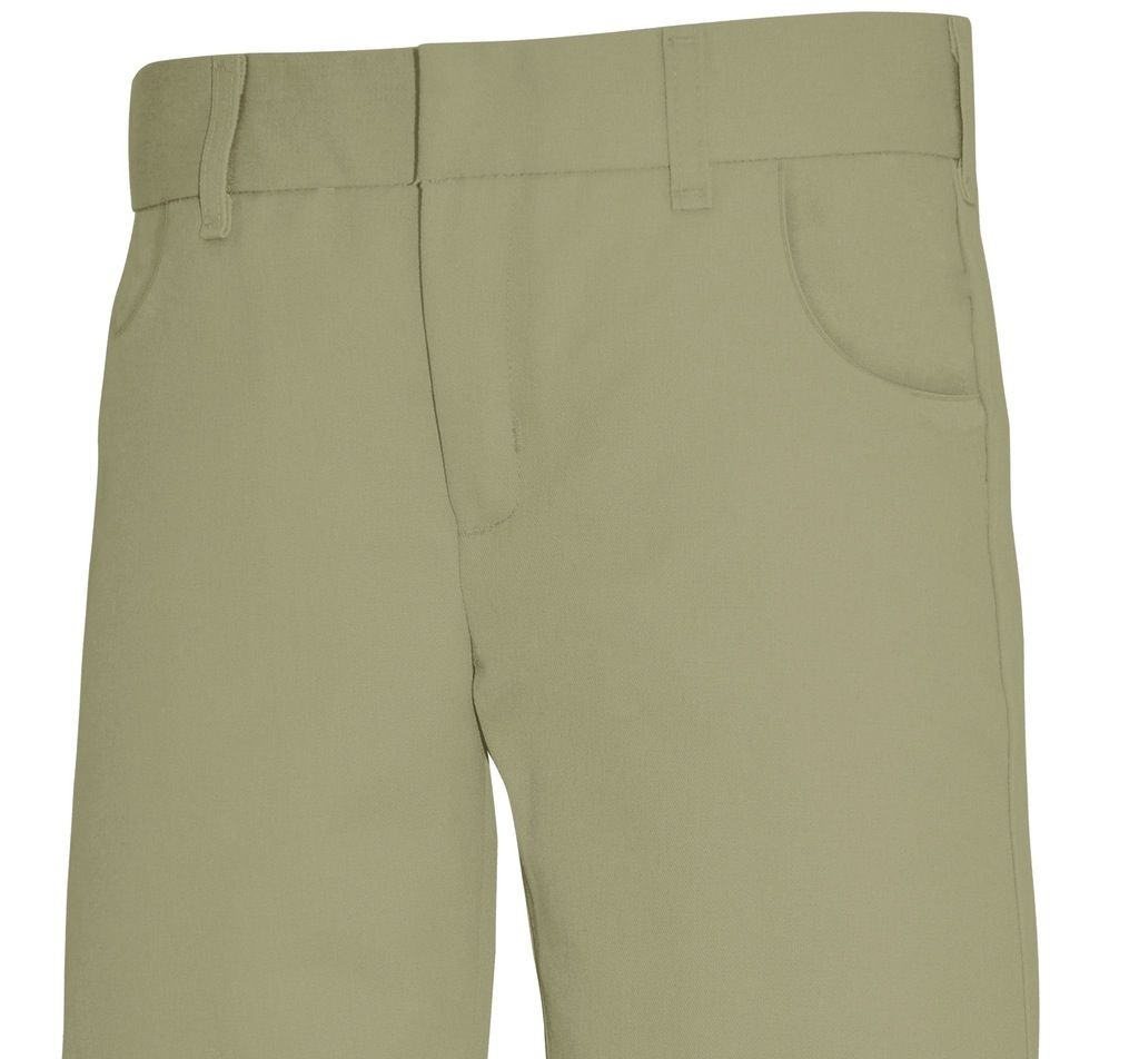 polyester khaki shorts