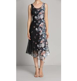 Komarov Asymmetric Hem Dress