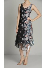 Komarov Asymmetric Hem Dress