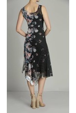 Komarov Asymmetric Hem Dress