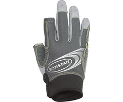 Ronstan Sticky Race Glove 3 Finger, Grey