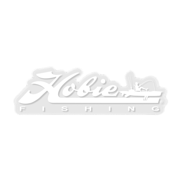 Hobie DECAL, 12" HOBIE FISHING WHITE