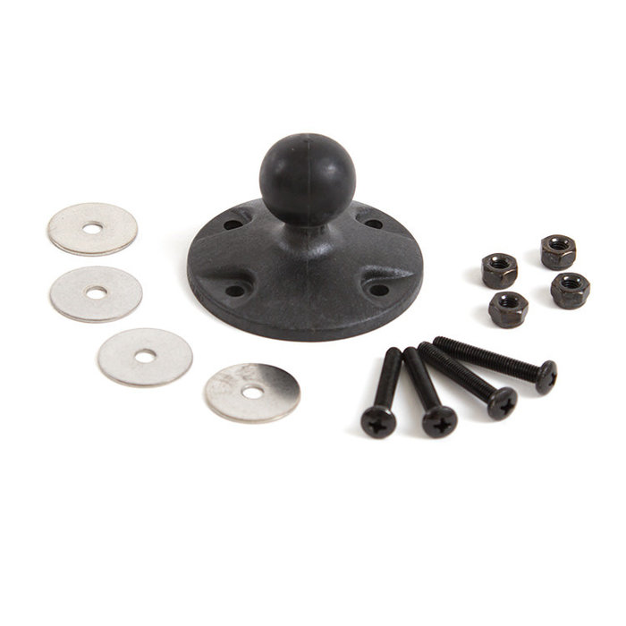 Hobie RAM BASE 1" BALL ROUND 2 7/16"