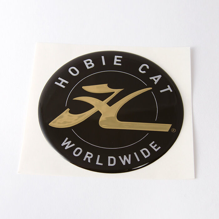 Hobie DECAL, HOBIE DOME, GOLD 2.75""
