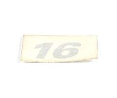 Hobie DECAL "16" SLVR