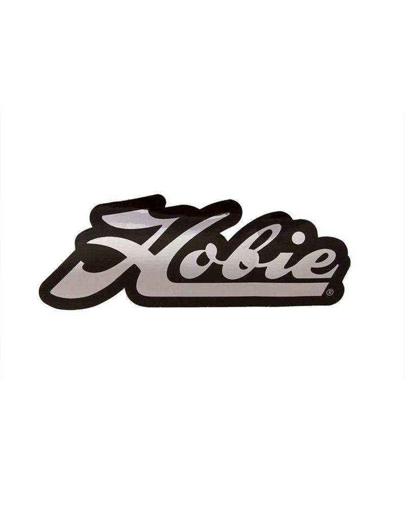 Hobie DECAL, HOBIE SCRIPT CHROME/BLK